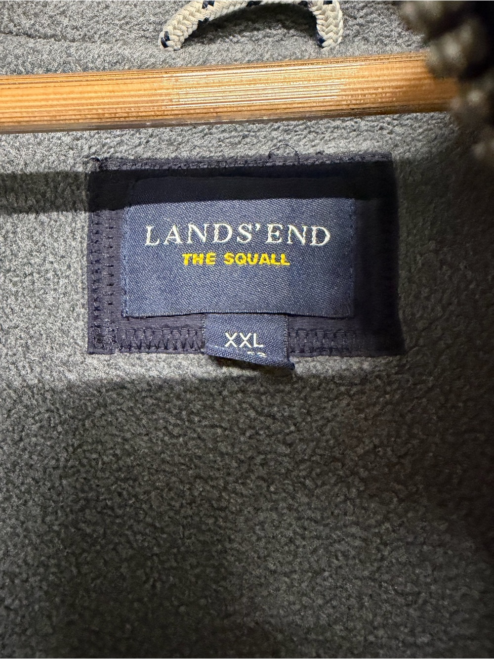 Lands’ End The Squall Parka Men’s XXL Navy Waterproof Fleece Lined Winter Jacket - Picture 11 of 11